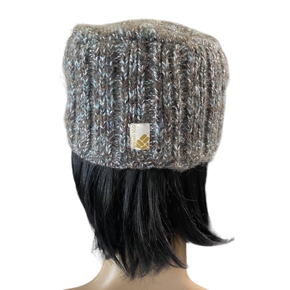 Unisex Columbia Convert Green/Gray Knitted Beenie Hat - Picture 6 of 12